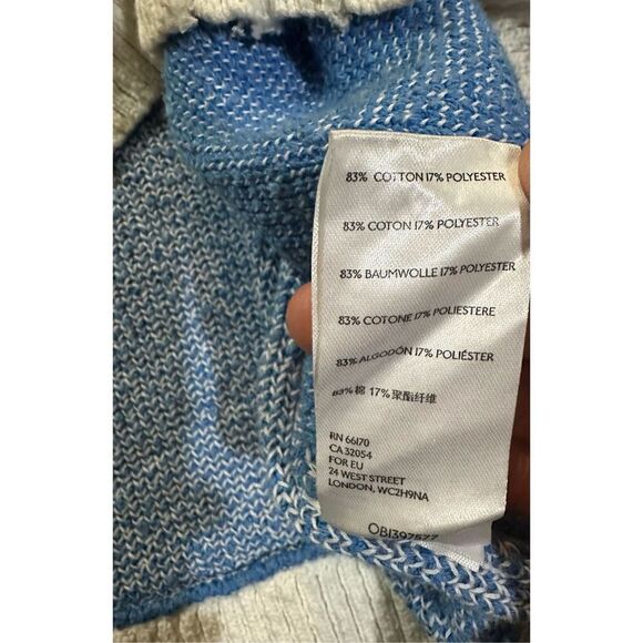 Urban Outfitters UO Esme Jacquard Pullover Sweater size M distressed ove… - Picture 14 of 14